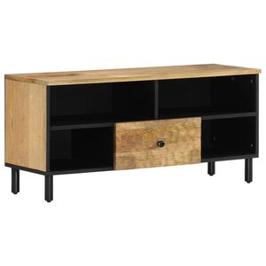 vidaXL Mobile Porta TV 100x33x46 cm in Legno Massello di Mango