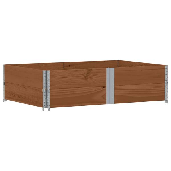 vidaXL Fioriera da Giardino Marrone 150x100 cm Legno Massello di Pino