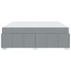 vidaXL Struttura del letto Grigio chiaro 180 x 200 cm Tessuto