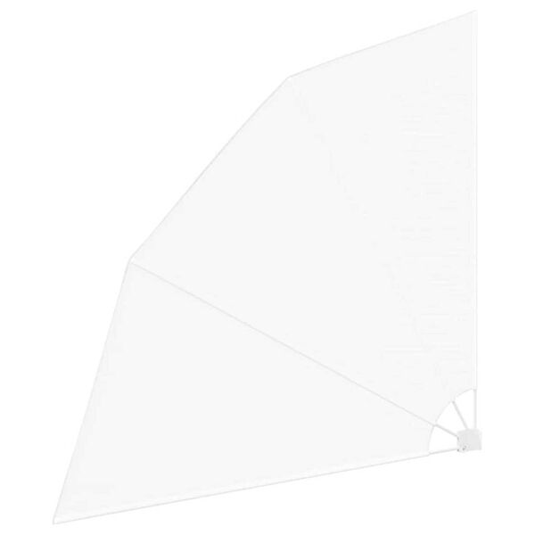 vidaXL Schermo di Privacy per Balcone Bianco 210 x 210 cm Tessuto