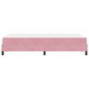vidaXL Letto a molle con materasso Rosa 120 x 200 cm Tessuto
