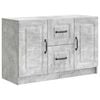 vidaXL Credenza Grigio Cemento 89 x 34,5 x 57 cm Legno ingegnerizzato