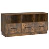 vidaXL Mobile TV Rovere Fumo 102 x 34,5 x 47 cm Legno ingegnerizzato