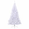 vidaXL Albero di Natale artificiale Bianco 240 cm PVC e Acciaio