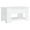 vidaXL Tavolino da Salotto Bianco 79x49x41 cm in Legno Multistrato