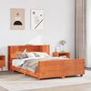 vidaXL Letto senza Materasso Marrone Cera 135x190 cm in Legno di Pino