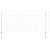 vidaXL Recinzione con Posto Argento 1 x 50 m Acciaio