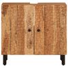 vidaXL Set Mobili da Bagno 2pz in Legno Massello di Acacia
