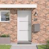 vidaXL Porta Frontale Antracite PVC