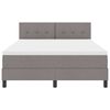 vidaXL Letto a molle con materasso Talpa 140 x 200 cm Tessuto