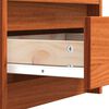 vidaXL Comodini 2 pcs Marrone cerato 40 x 30.5 x 35.5 cm Legno di pino