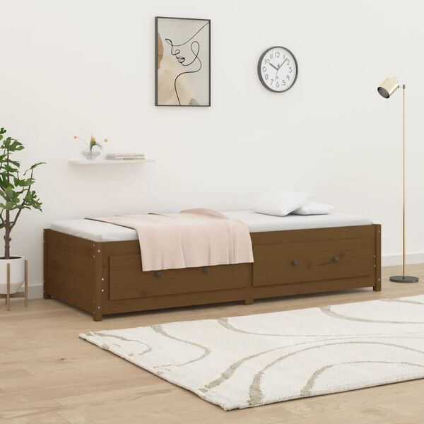 vidaXL Dormeuse Ambra 80x200 cm in Legno Massello di Pino