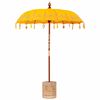 vidaXL Ombrello balinese con base Giallo 185 x 185 x 260 cm