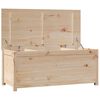 vidaXL Contenitore Portaoggetti 110x50x45,5 cm Legno Massello Pino