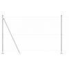 vidaXL Palo della recinzione Argento 10 x 1,5 m (50 mm rete) Acciaio