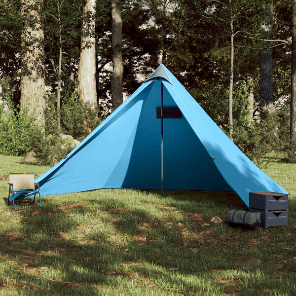vidaXL Tenda Familiare Tipi per 7 Persone Blu Impermeabile
