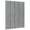 vidaXL Pannello per tetto 36 pz Argento 60 x 45 cm Acciaio zincato