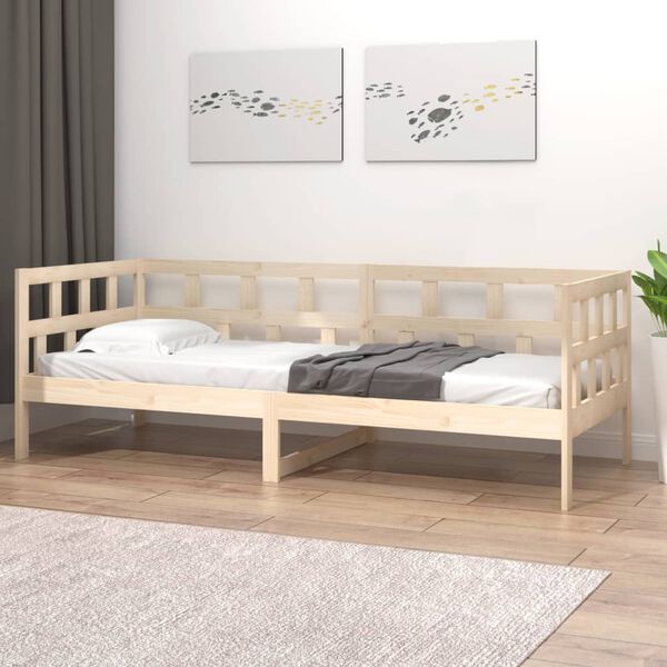 vidaXL Dormeuse in Legno Massello di Pino 80x200 cm