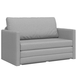 vidaXL Divano letto Grigio Nuvola 124 x 71 x 78 cm Tessuto