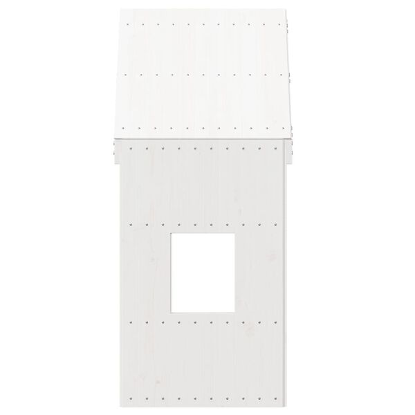 vidaXL Tetto per Letto Bambini Bianco 60x89x134,5 Legno Massello Pino