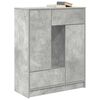 vidaXL Credenza con Cassetti e Ante Grigio Cemento 73x31x90 cm