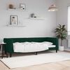 vidaXL Letto da Giorno Verde Scuro 80x200 cm in Velluto