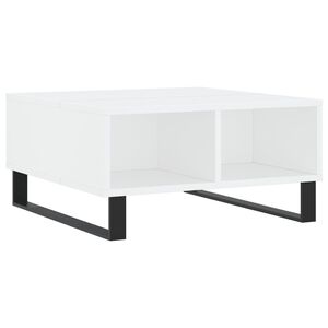 vidaXL Tavolino da Salotto Bianco 60x60x30 cm in Legno Multistrato