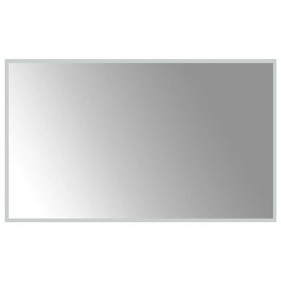 vidaXL Specchio da Bagno con Luci LED 100x60 cm