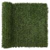 vidaXL Recinzione Artificiale Verde chiaro 1 x 6 m PVC e Acciaio