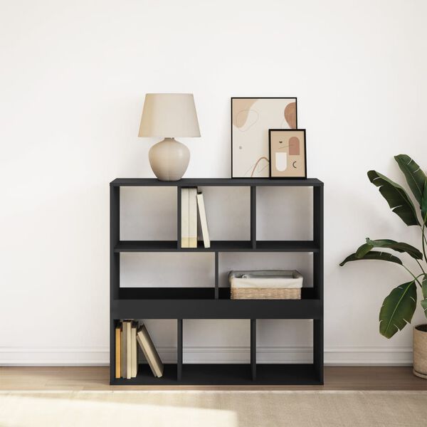 vidaXL Libreria/Divisorio Nero 100x33x94,5 cm