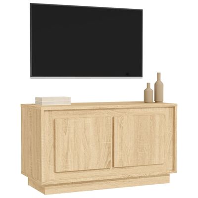 vidaXL Mobile Porta TV Rovere Sonoma 80x35x45 cm in Legno Multistrato