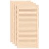 vidaXL Ante con Design a Lamelle 4 pz 99,3x49,4 cm in Legno di Pino