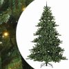 vidaXL Albero di Natale Artificiale con Rami Pieghevoli Verde 240 cm