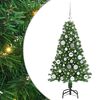 vidaXL Albero di Natale artificiale con 150 LED Verde 120 cm