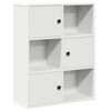 vidaXL Libreria Bianca 60x24x76,5 cm in Legno Multistrato