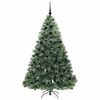 vidaXL Albero di Natale artificiale con 300 LED Verde 180 cm PE e PVC