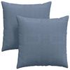 vidaXL Cuscini da Divano 2 pcs Blu 60 x 60 cm Tessuto in Cords
