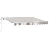 vidaXL Tenda retrattile Grigio chiaro e bianco 500 &times; 350 cm