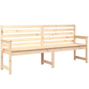 vidaXL Panca da Giardino 203,5x48x91,5 cm in Legno Massello di Pino