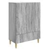 vidaXL Credenza Sonoma grigio 66 x 34,5 x 95 cm Legno ingegnerizzato