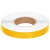vidaXL Nastro Riflettente giallo 2,5 cm x 50 m PVC