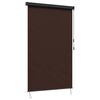 vidaXL Tenda a rullo Marrone 100 x 250 cm Tessuto e Alluminio