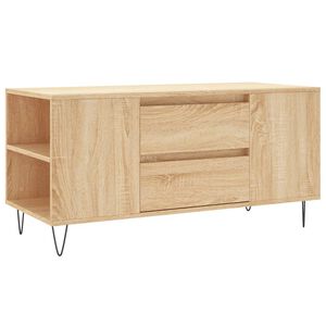 vidaXL Tavolino Salotto Rovere Sonoma 102x44,5x50 cm Legno Multistrato