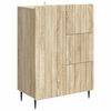 vidaXL Credenza Rovere Sonoma 66 x 34,5 x 91,5 cm Legno ingegnerizzato
