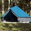 vidaXL Tenda Familiare Tipi per 12 Persone Blu Impermeabile