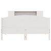 vidaXL Letto Libreria senza Materasso Bianco 140x200 cm Legno di Pino