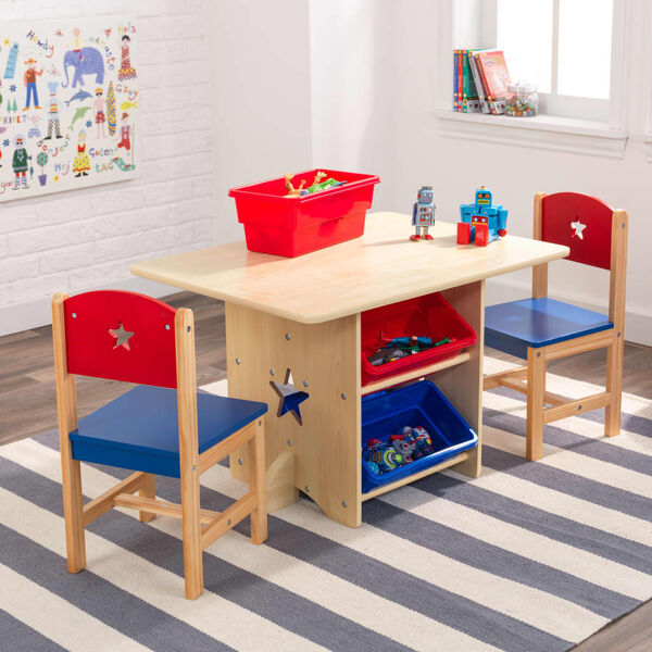 KidKraft Set Tavolo Star con 2 Sedie