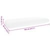 vidaXL Cuscino da Letto Bianco 70 x 36 x 13 cm Schiuma Memory in Gel