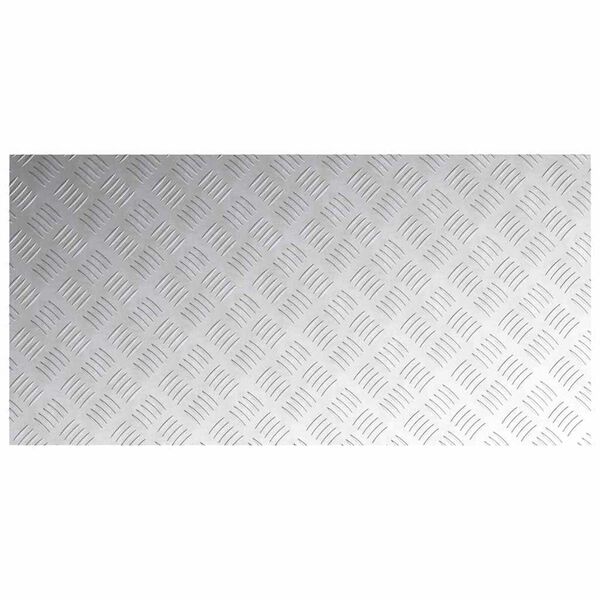 vidaXL Gradini per Scale 2 pcs Argento 100 x 50 cm Alluminio