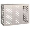 vidaXL Copertura per condizionatore d'aria Ruggine 110 x 50 x 80 cm